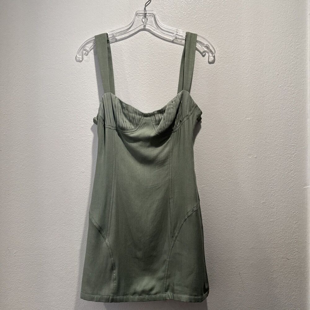 Summer Away Women’s Size Small Galena Mini Dress Light Green Sexy